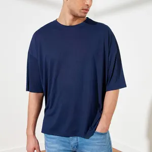 2022 Wholesale Breathable Summer Plain Fashion Short-Sleeved T-Shirt Men's