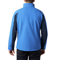 Veste de course softshell unisexe doublée polaire imperméable réfléchissante respirante à capuche pour l'extérieur, couleur personnalisable, vente en gros