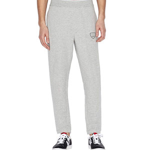 Pantalon de jogging en polaire gris clair pour hommes sur mesure élastique doux avec ficelle de traction Logo brodé imprimé en 3D taille moyenne - Product Image 5