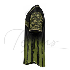 Maillot de baseball personnalisé de haute qualité, respirant, séchage rapide, pour hommes adultes, vente en gros - Product Image 4