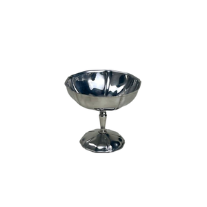 Elegante Tazón de Metal Plateado Estilo Vintage para Sundae o Pudín, Mini Tazón de Acero Inoxidable para Compota, Accesorios para Fotografía de Alimentos, Vajilla - Product Image 5