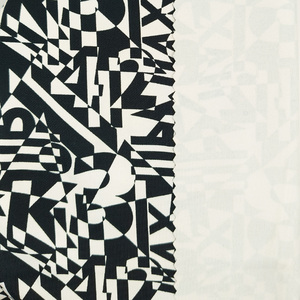 Màu đen và trắng in UPF50 + spandex nylon căng in kỹ thuật số bơi phù hợp với đồ bơi với vải UV cho yoga và bikini - Product Image 4