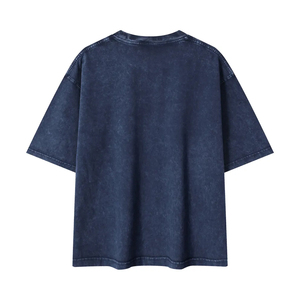 เสื้อยืดโอเวอร์ไซส์ทรงบ็อกซี่ผ้าหนา 260gsm สำหรับผู้ชาย สไตล์สโนว์วอช พิมพ์ลายซิลค์สกรีนตามสั่ง เสื้อผ้าสตรีทแวร์แบบยูนิเซ็กส์ - Product Image 2
