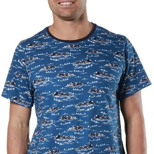 Mens Lightweight Two-Piece Summer <b>Set</b> Breathable 100% Cotton Casual Travel Outfit - Product Image 5