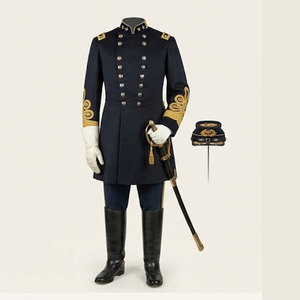 Uniforme de marin de reproduction traditionnelle avec un style vintage, en tissu polaire respirant et design durable, idéal pour les collections de musées - Product Image 1