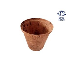 Maceta de Fibra de Coco Blue Lotus, Biodegradable, Ecológica, para Jardín, Sin Recubrimiento, Diseño Circular - Product Image 1