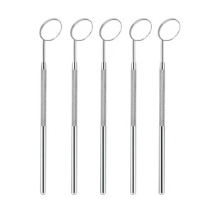 Juego de 5 Piezas de Acero Inoxidable, Espejo Bucal Manual, Pinzas, Sonda Curva, Instrumento Dental para Limpieza y Blanqueamiento Dental - Product Image 4