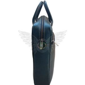 Sac à ordinateur portable décontracté et durable pour hommes et femmes, avec options de design personnalisé, en cuir véritable, à porter à l'épaule, couleurs et tailles personnalisables - Product Image 5