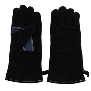 Gants de travail de sécurité longs en cuir de vachette de 14 pouces pour soudeurs - Product Image 1