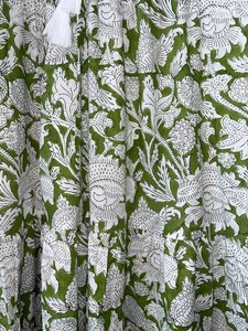 Femmes filles imprimé pur coton Maxi robe indien bloc imprimé décontracté été soirée à la mode en gros longue Midi en vrac - Product Image 4