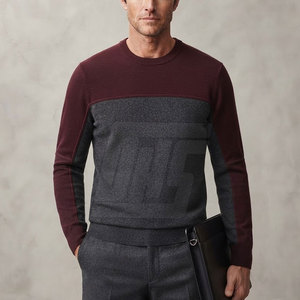 Comfortable Men <b>Jumper</b> Soft Knitted Pullover Sweater Warm Winter Wear Casual Everyday Clothing Ribbed Neck Cuffs And Hem - Product Image 5