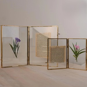 Cadre photo en métal de luxe pour cadeau d'anniversaire, décoration intérieure, cadre photo élégant en métal pour cadeau de pendaison de crémaillère, décoration intérieure - Product Image 1