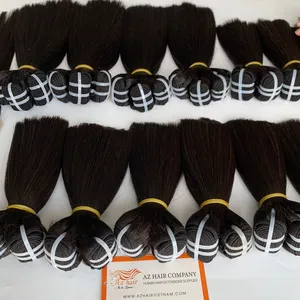 Vietnamese SDD Bone Straight Hair Weft Short Length Ready To Ship Raw Virgin Hair High Quality Cheap Price