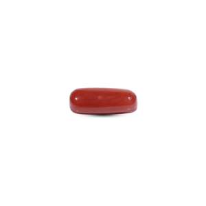 High Quality Synthetic Red Coral Oval Cabochon Loose Gemstone Lot 8.2 Carat for Fine Jewelry - Product Image 3