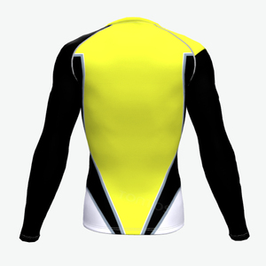 Rashguard de sport à manches longues imprimé par sublimation pour hommes et femmes, modèle Factory Sure Rush Guard - Product Image 2