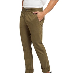 Pantalones Chinos para Hombre, Precio de Fábrica al por Mayor, 100% Algodón, Casuales, con Estampado, Elásticos, con Bolsillos - Product Image 4