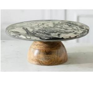 Support à gâteau en bois de style unique, fait main, décoratif, à plusieurs niveaux, de forme personnalisée pour la maison, l'hôtel et les banquets - Product Image 5