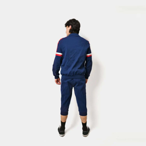 Conjunto de Dos Piezas Casual de Algodón con Cuello Alto y Chaqueta Abierta para Mujer, Estilo Deportivo con Bloques de Color, Novedad Primavera-Otoño - Product Image 4