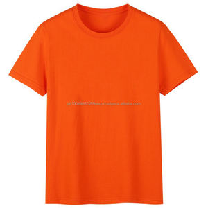 Camiseta de Algodón Peinado de Manga Corta con Diseño de Logotipo Personalizado OEM, Camiseta Cultural de Color Sólido con Logotipo Impreso - Product Image 4