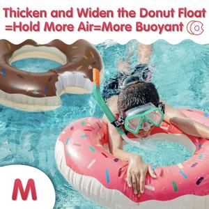 Bouée gonflable robuste de 70 cm pour tous les âges - Confortable pour la plage, les lacs et les piscines privées - Product Image 4