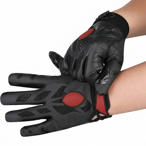 Gants de football américain respirants, faits à la main, antidérapants, à doigts entiers, ajustables, pour receveur, avec grip amélioré - Product Image 2