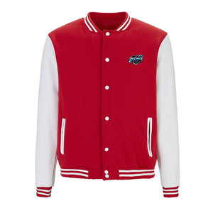 Customized Unique Design High Quality Men Letterman <b>Jacket</b> Stand Collar Front Logo Breathable Quick Dry <b>Fleece</b> Winter <b>Jacket</b> - Product Image 1