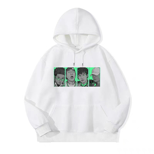 เสื้อไหมพรมยูนิเซ็กซ์เนื้อหนา ซักย้อมสีแบบแอซิด 100% ผ้าฝ้าย แขนยาว สกรีนโลโก้ได้ ทรงโอเวอร์ไซส์ สไตล์สตรีทแวร์ สำหรับฤดูใบไม้ร่วง ผลิตตามแบบ ODM - Product Image 2