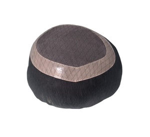 Human Hair Mono Base Toupee Bonnet <b>Wig</b> for <b>Men</b> with Bangladesh Hair Patches and Taz Hair - Product Image 5