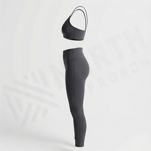 Ropa deportiva para mujer, conjunto de yoga, ropa deportiva para correr, traje de entrenamiento, ropa activa para hacer ejercicio. - Product Image 3