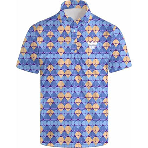 Polos de Golf de Lujo para Hombre, de Alta Calidad, Secado Rápido, con Logotipo Personalizado, 90% Poliéster, 10% Elastano, Diseño Deportivo Estampado - Product Image 4