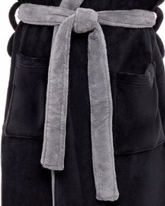 Peignoir de luxe en coton 100% pour hôtel, qualité supérieure, en tissu éponge doux et absorbant, robe de chambre unisexe, article premium - Product Image 5