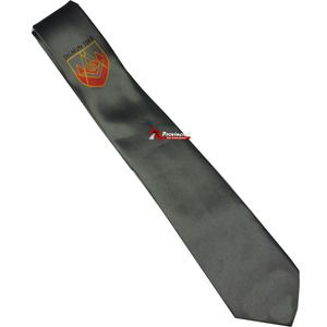 Corbata Azul Marino de Diseño Clásico para Hombre, con Logotipo Personalizado, de Poliéster y Seda, para Masonería - Product Image 5
