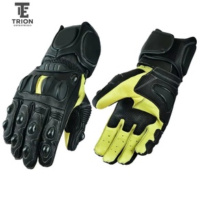Gants de course en cuir PU de haute qualité, à doigts entiers, unisexes, pour moto, vélo, sport, conduite, gants de moto personnalisables pour hommes - Product Image 1