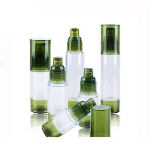 Nouvelles Bouteilles en Plastique Vert Unalilia avec Bouchon Bec de Canard pour Cosmétiques et Crème Solaire, Moulées par Injection, Estampage à Chaud, GP24, 15ml, 30ml - Product Image 3