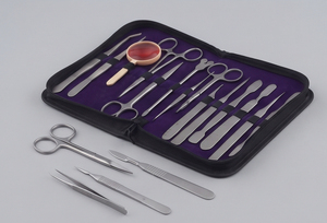 Kit de dissection vétérinaire pour étudiants en médecine vétérinaire, 14 pièces, avec étui, outils chirurgicaux vétérinaires - Product Image 3