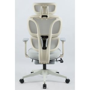 Sedia da Ufficio Ergonomica con Schienale Alto, Supporto Lombare Dinamico, Poggiatesta 2D, Braccioli 2D e Poggiapiedi - Product Image 6