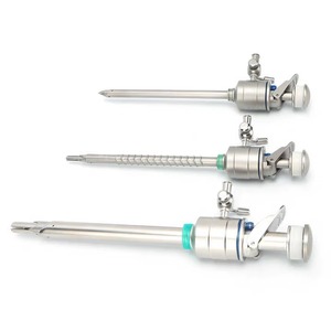Ensemble d'instruments orthopédiques endoscopiques pour artroscopie chirurgicale, source d'alimentation manuelle avec trocart sans lame réutilisable - Product Image 5