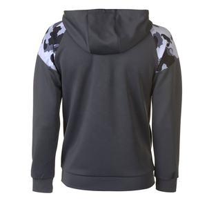 Sweat-shirt à capuche léger en coton polaire pour hommes, sweat-shirt de jogging de sport à fermeture éclair personnalisée pour l'hiver - Product Image 3