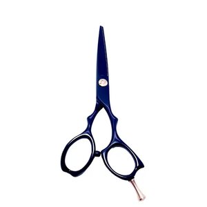 Ciseaux de coiffure professionnels Tegra en acier inoxydable chirurgical de haute qualité, 6 pouces, pour droitiers, avec poignée en caoutchouc, 28 dents - Product Image 1