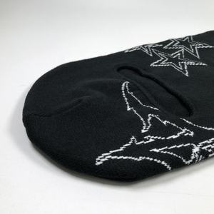 Cagoule unisexe en acrylique tricoté à un trou, personnalisable avec logo OEM, motif jacquard, style hip-hop, pour adultes, chaude pour l'hiver, couvrant tout le visage - Product Image 6