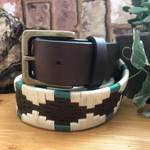 Cinturón de Cuero Polo de Diseño OEM de Alta Calidad en Todos los Tamaños y Colores Personalizados con Hebilla de Latón Sólido de Una Sola Punta a Precio de Mayoreo - Product Image 2