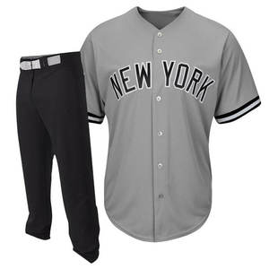 Nuevo Diseño de Uniforme de Béisbol, Estilo Moderno, Uniforme de Béisbol de Color Sólido de Primera Calidad - Product Image 1