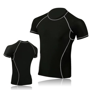 Ensemble Rashguard BJJ No-Gi MMA pour Homme – T-shirt de Compression d'Entraînement et Short de Combat Élastique à Séchage Rapide, Respirant, Personnalisable, Écologique - Product Image 6
