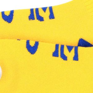 Chaussettes de sport unisexes Sigma Gamma Rho 1922 en coton, bleu roi et or, longueur mi-mollet, motif lettres grecques de la sororité, pour tenue décontractée et sportive - Product Image 5
