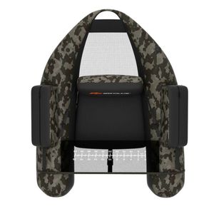 Tubo galleggiante da pesca gonfiabile con tasche di stoccaggio pompa integrata e righello di pesce - Product Image 5