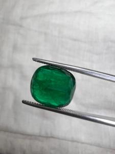 Émeraude naturelle zambienne de 6,66 carats, taille coussin, vert profond intense, pierre précieuse fine de luxe, pierre lâche pour haute joaillerie et collectionneurs - Product Image 3