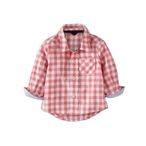 Nouvelle Arrivée Chemise à Manches Longues à Col Rabattu à Carreaux avec Patch Brodé Personnalisé pour Hommes Fournisseur du Bangladesh - Product Image 4