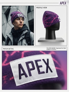 Gorro de Punto Personalizado Color Morado con Parche de Logotipo, Diseño de Telaraña, Gorro de Invierno Unisex para Exteriores - Product Image 5