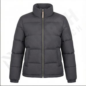 Chaqueta Acolchada de Invierno Unisex, Holgada, Impermeable, con Cierre de Cremallera, Opción de Talla Grande, Estilo Motociclista - Product Image 2