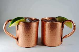 Juego de Tazas Moscow Mule de Cobre Martillado, Tazas Premium para Cócteles, Café, Cerveza, Hechas a Mano, Artículos de Bar, Logotipo Personalizado, Regalo al por Mayor - Product Image 3
